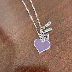 Little Sister heart necklace by Claire’s.